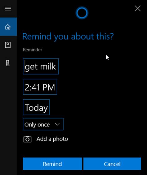 set a reminder for 5:00 p.m.|5 tips for using Cortana reminders .